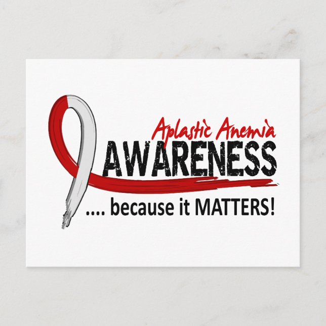 Aplastic Anemia Awareness 2 Postcard (Front)