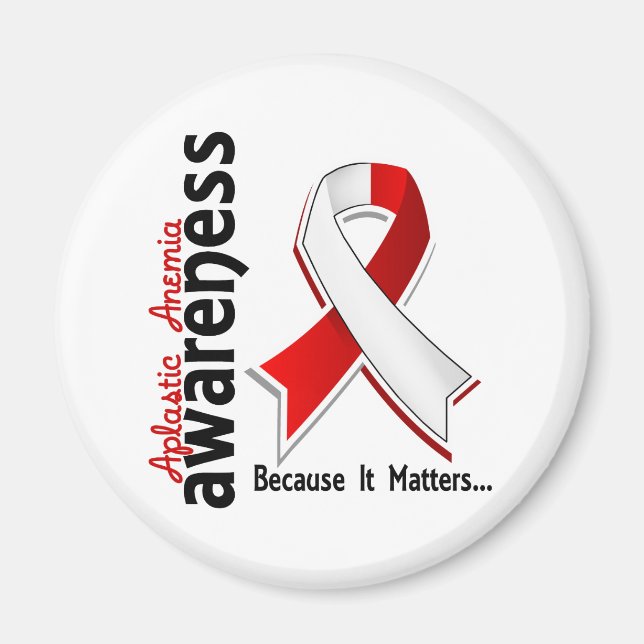 Aplastic Anemia Awareness 5 Magnet (Front)