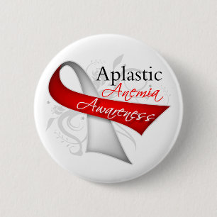 Aplastic Anemia Awareness Ribbon 2 Inch Round Button
