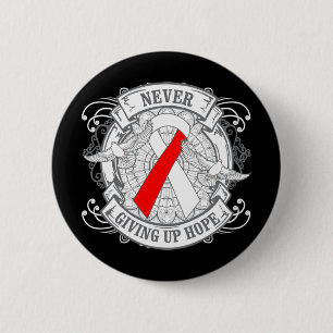 Aplastic Anemia Never Giving Up Hope 2 Inch Round Button
