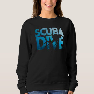 Apnea Diver Freediver Scuba Diver Sweatshirt