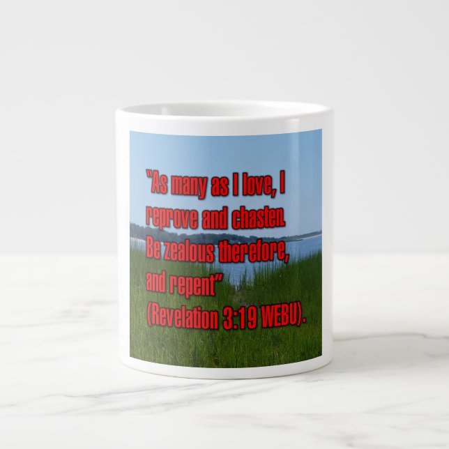 Apocalypse 3:19 WEBU Mug (Devant)