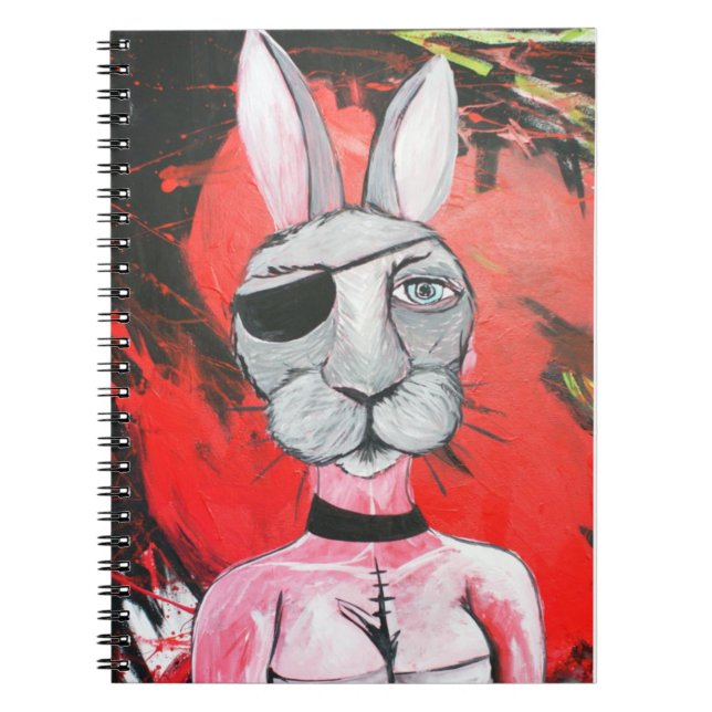 Apocalypse Bunny Friend Notebook (Front)