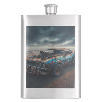Apocalypse Classic Chevy Camaro  Hip Flask