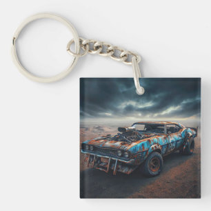 Apocalypse Classic Chevy Camaro Keychain