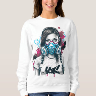 Apocalypse Girl Gas Mask Sweatshirt