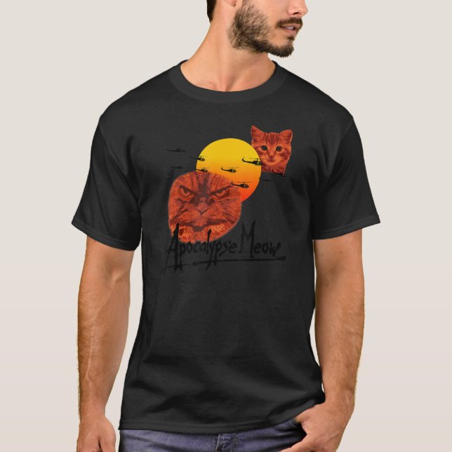 Apocalypse Meow Funny Cat Cat Lovers T-Shirt (Front)