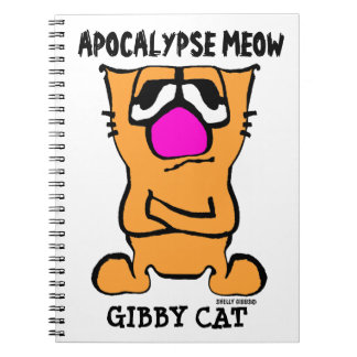 APOCALYPSE MEOW, Funny Gibby Carnet de chat