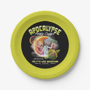 Apocalypse Party Crawl Paper Plate