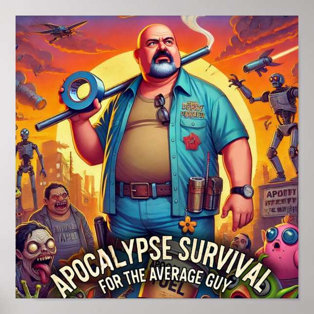 Apocalypse Survival for the Average Guy Poster 02 (Front)