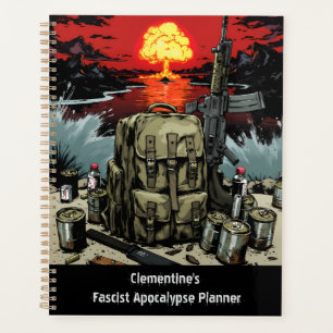 Apocalypse Survival Kit Personalized Planner