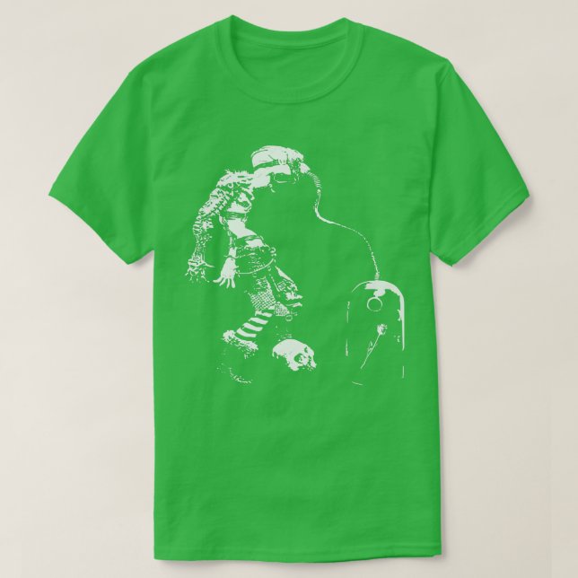 Apocalypse White Rose T-Shirt (Design Front)