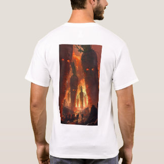 Apocalyptic Dark Landscape Camo Print T-Shirt