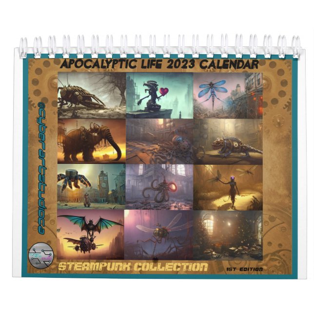 Apocalyptic Life Calendar - Steampunk Collection (Back)