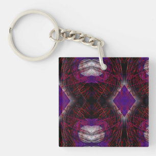 Apocalyptic Red Moon Keychain