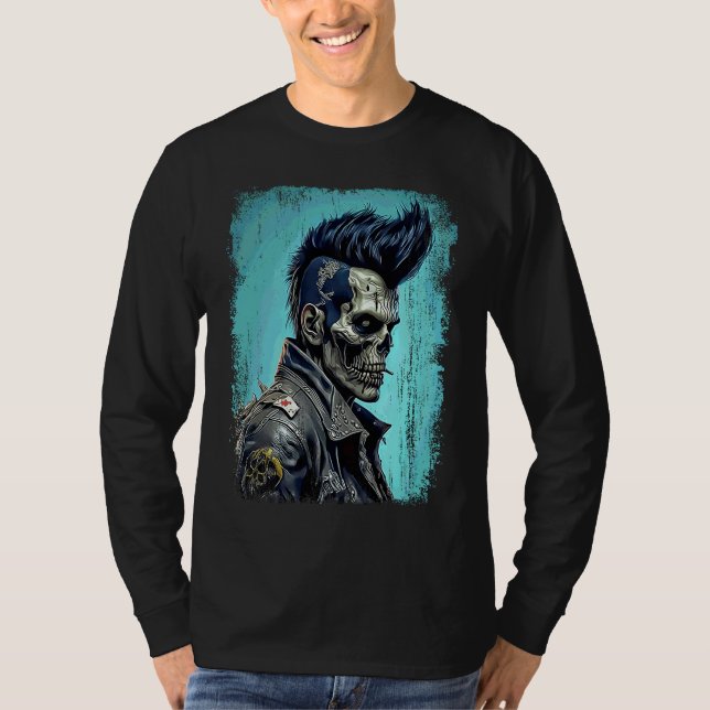 Apocalyptic Rock'n'Roll Zombie T-Shirt (Front)
