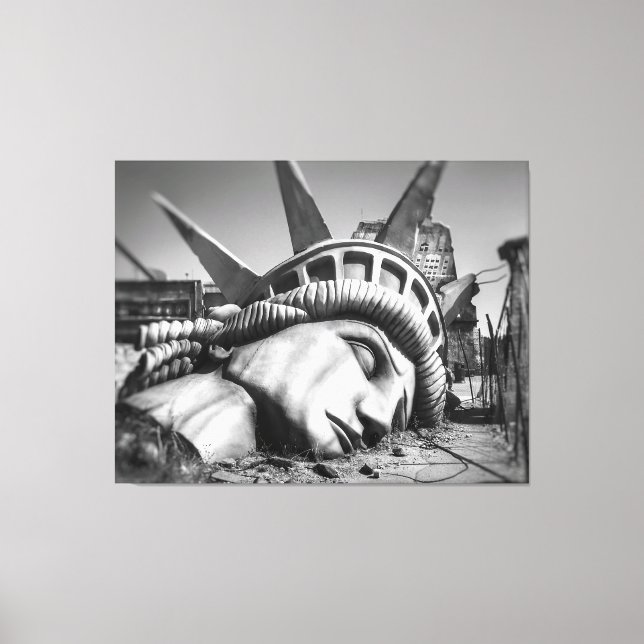 Apocalyptic World Vision Canvas Art (Front)