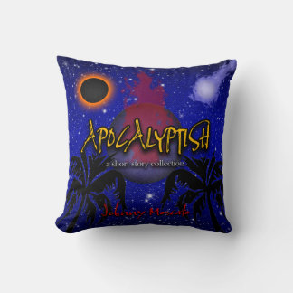 Apocalyptish Book Cover Throw Pillow