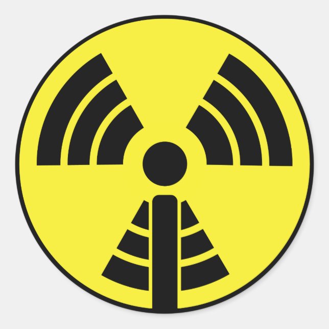 Apodcastalypse sticker! classic round sticker (Front)