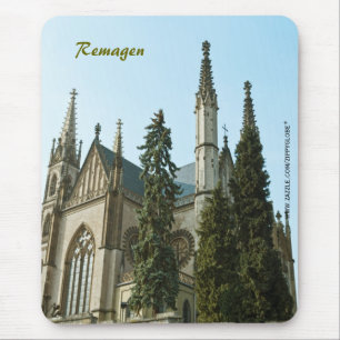 Apollinaris church in Remagen, Germany Mouse Pad