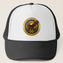 Apollo 11 50th Anniversary Golden Eagle and Moon -