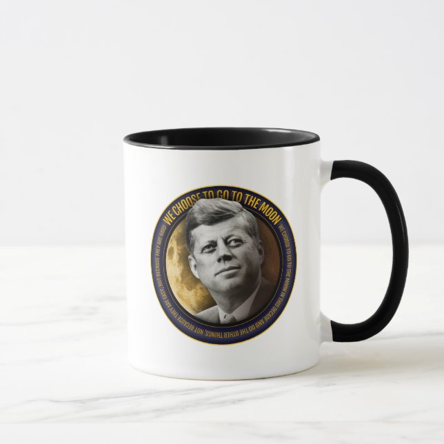 Apollo 11 50th Anniversary JFK We Choose Speech Mug (Right)
