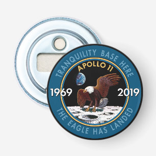 Apollo 11 50th Anniversary Mission Patch Insignia Bottle Opener