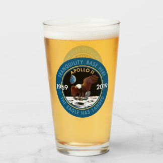 Apollo 11 50th Anniversary Mission Patch Insignia Glass