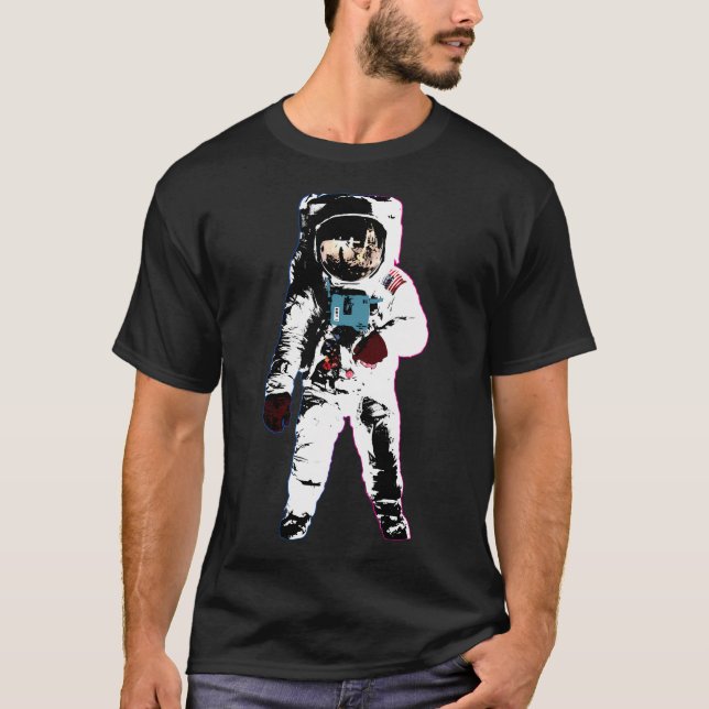 Apollo 11 Astronaut Spaceman T-Shirt (Front)