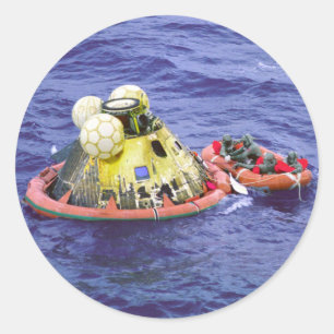 Apollo 11 Astronauts Come Home Classic Round Sticker