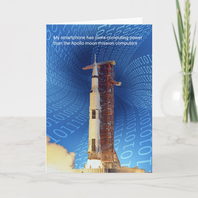 Apollo 11 Computing Power Card (Front)
