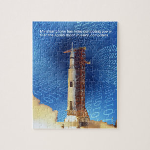 Apollo 11 Computing Power Jigsaw Puzzle
