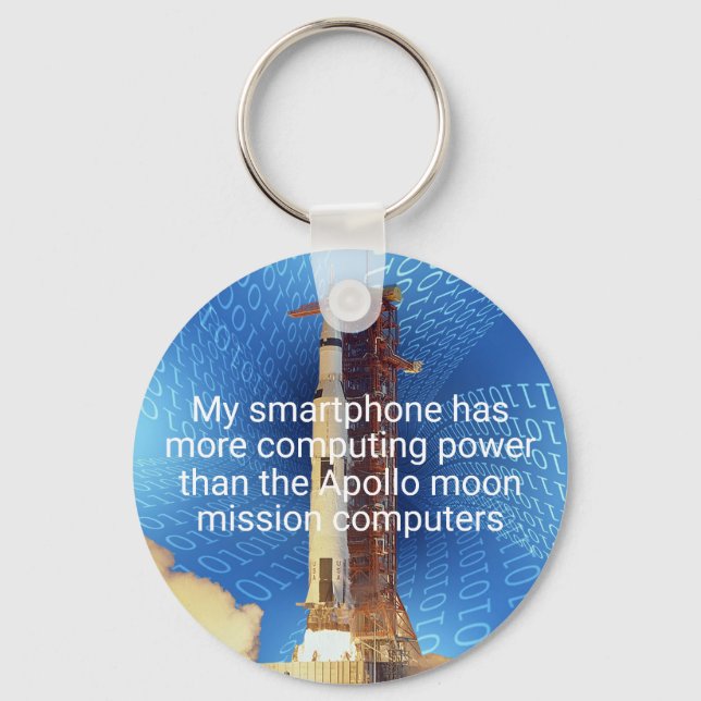 Apollo 11 Computing Power Keychain (Front)