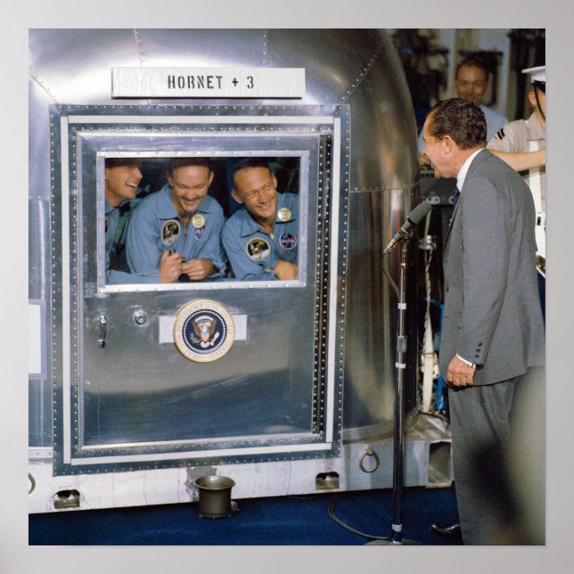 Apollo 11 Crew In Quarantine Poster (Front)