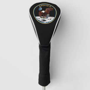 Apollo 11 insignia golf head cover