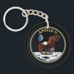 Apollo 11 insignia keychain<br><div class="desc">Apollo 11 insignia. Great gifts for astronomers,  gifts for astronauts and gifts for space fans!</div>