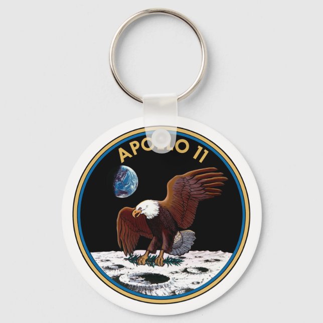 Apollo 11 insignia keychain (Front)