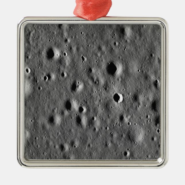 Apollo 11 landing site metal ornament (Front)