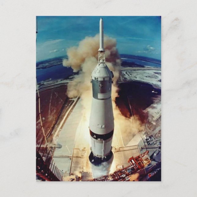 Apollo 11 Lift Off Postcard (Front)