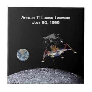 Apollo 11 Lunar Landing Tile