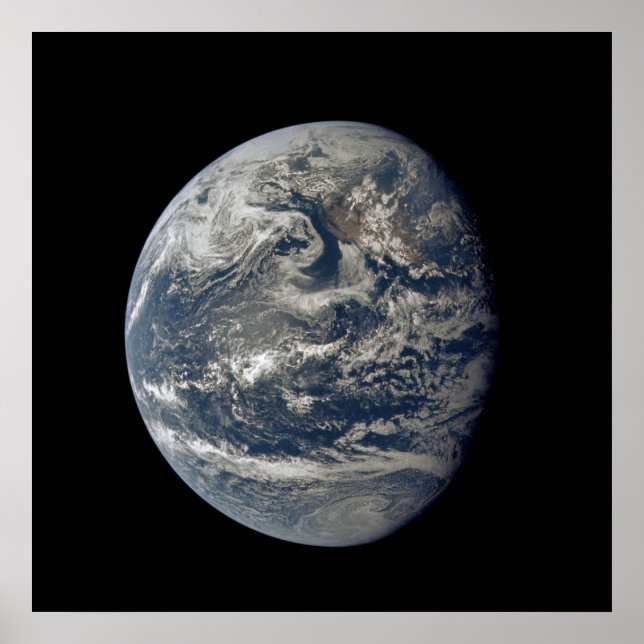 Apollo 11 View of the Earth Poster (Front)