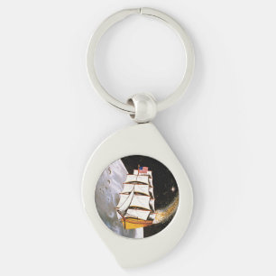 Apollo 12 Mission Patch Logo Keychain