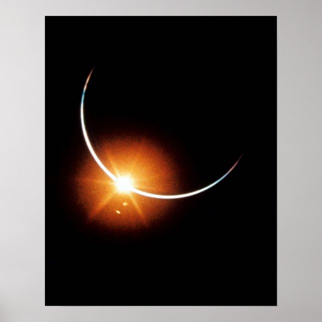 Apollo 12 View of Solar Eclipse Poster (Front)