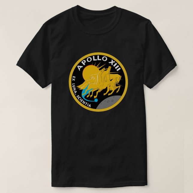 Apollo 13 NASA Mission Patch Logo T-Shirt (Design Front)