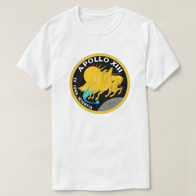 Apollo 13 NASA Mission Patch Logo T-Shirt (Design Front)