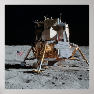 Apollo 14 Lunar Module Poster