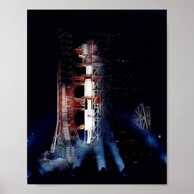 Apollo 14 on the Launch Pad Poster (Front)