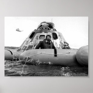 Apollo 14 Splashdown & Recovery Poster
