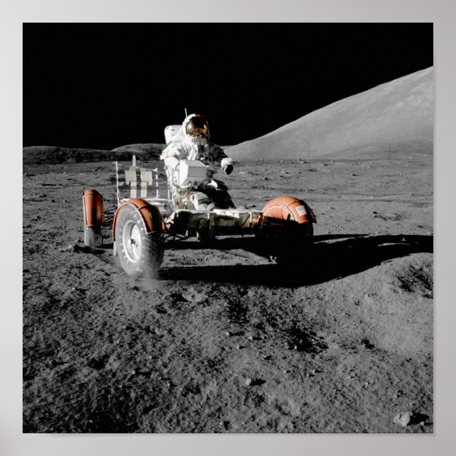 Apollo 17 Lunar Rover Poster (Front)