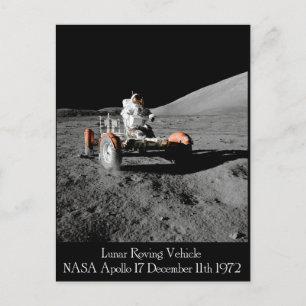 Apollo 17 Lunar Vehicle Postcard